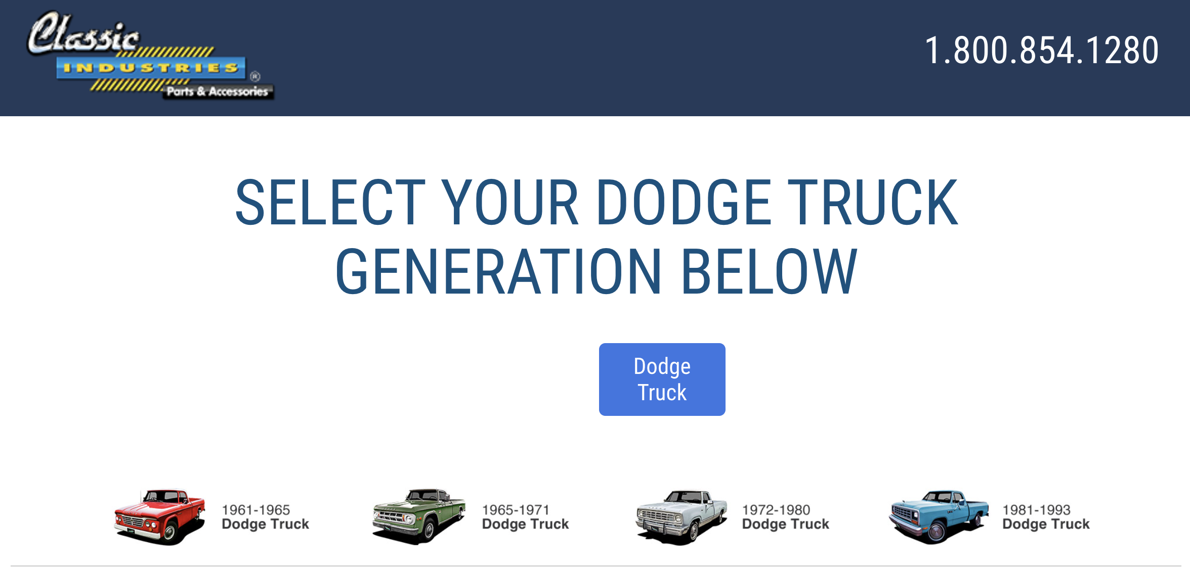 Classic dodge on sale truck parts